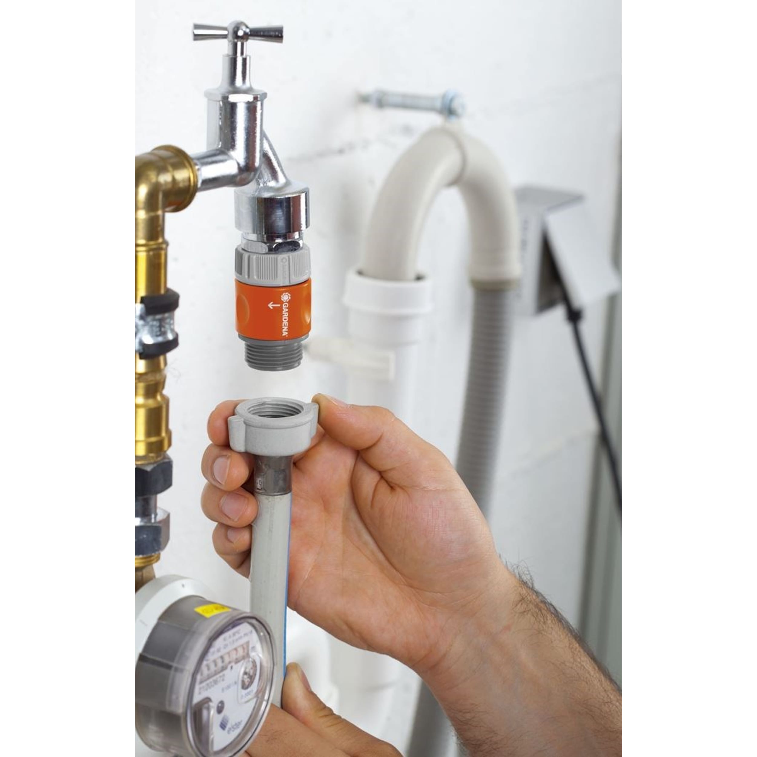 Person, Plumbing, Sink, Sink Faucet