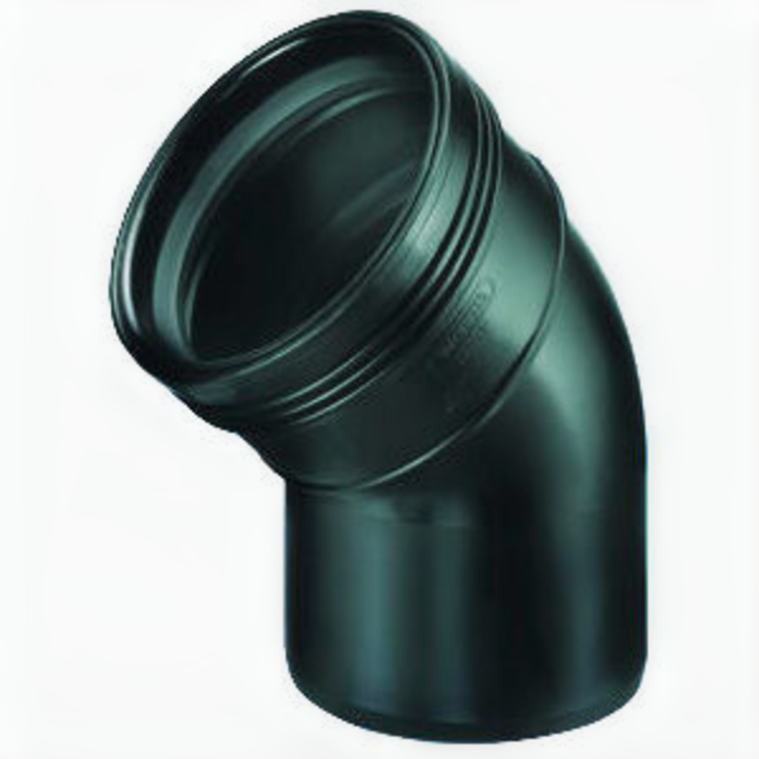 Bend PP 45 ° SPIE X CUFF NEGRO 50 mm