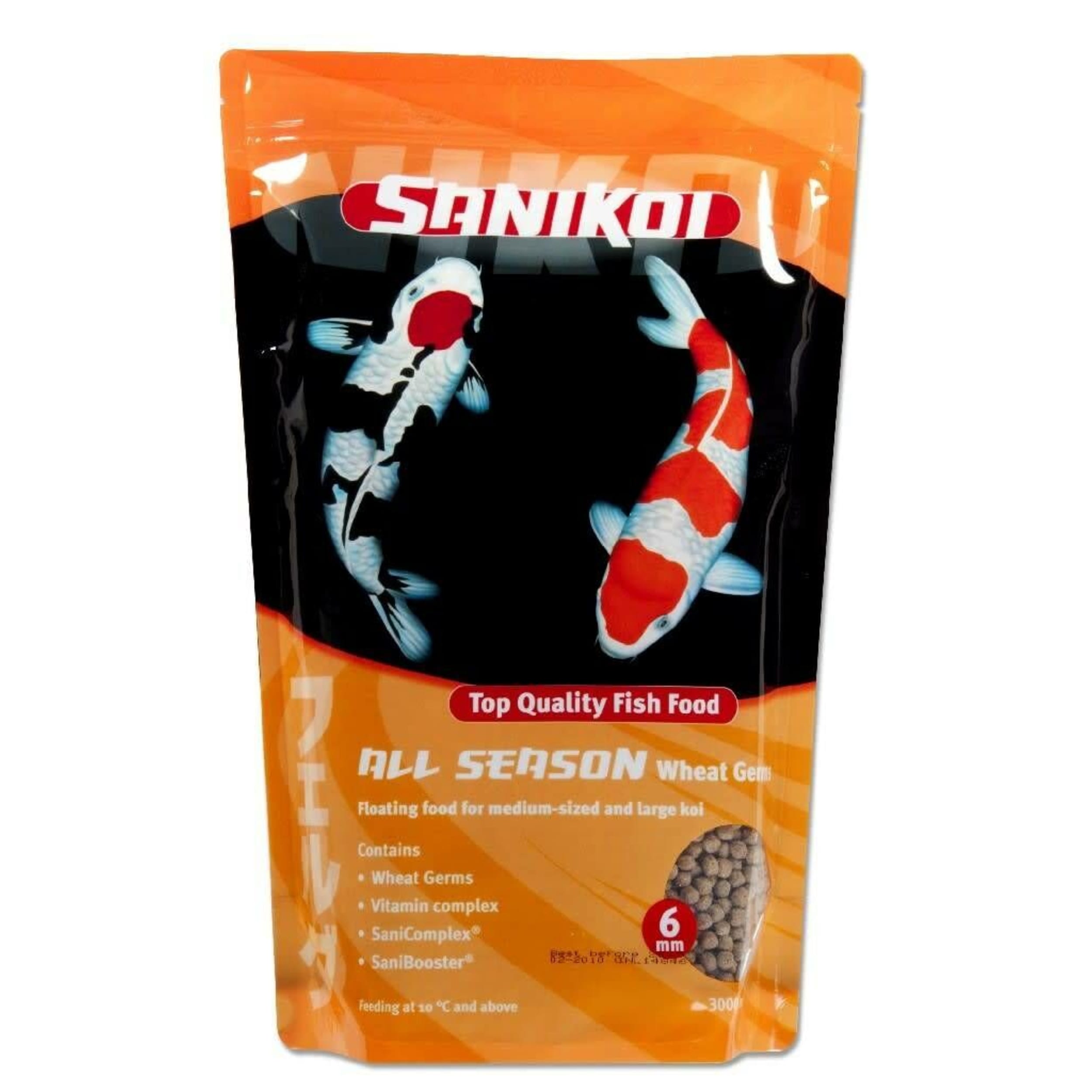 Germs de trigo de toda la temporada 6 mm (3 litros) Animal, Sea Life, Carp, Fish, Koi