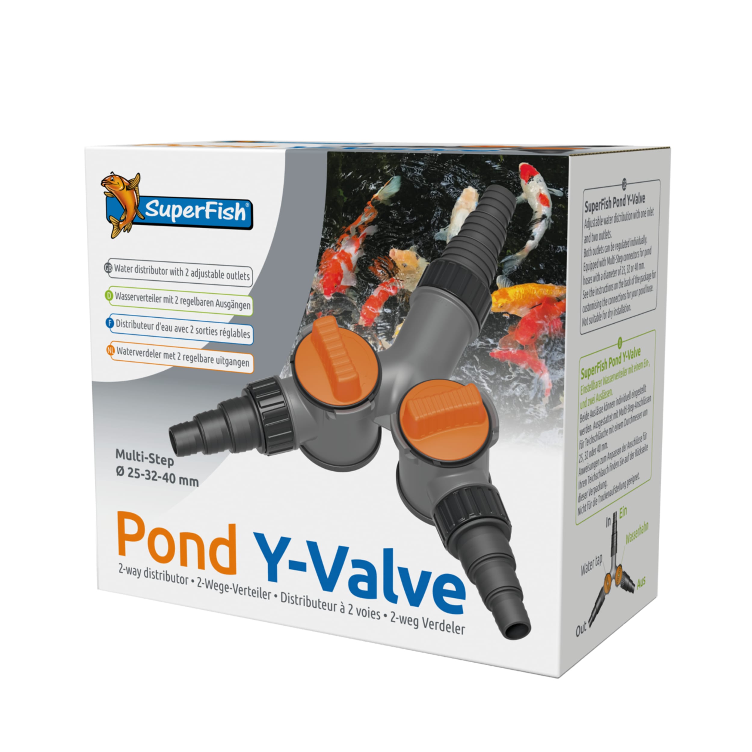 Grifo en Y para estanque 25-32-40 Mm