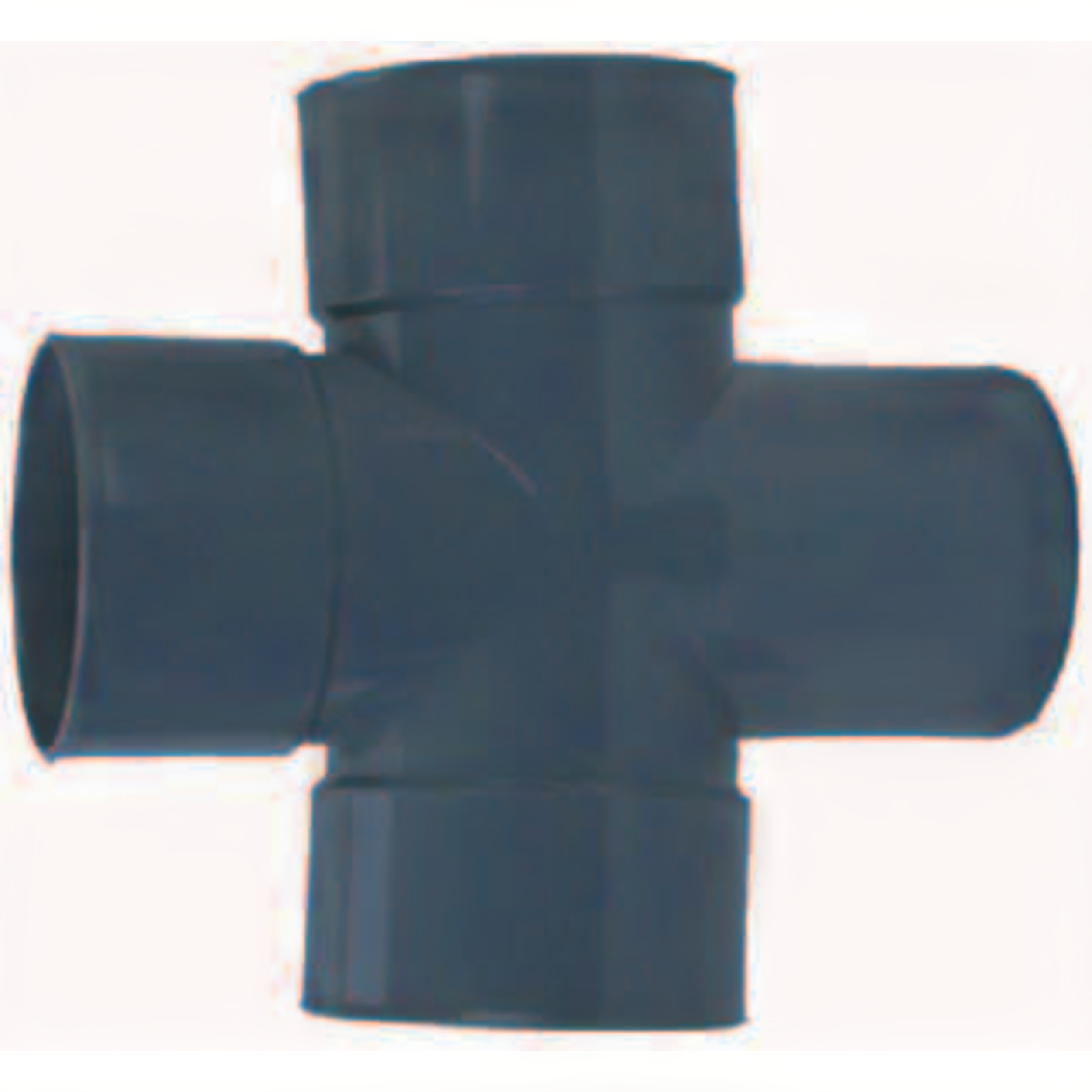 PVC Double T-Joint 45° 3 x sleeve/ 1 x spigot 110mm