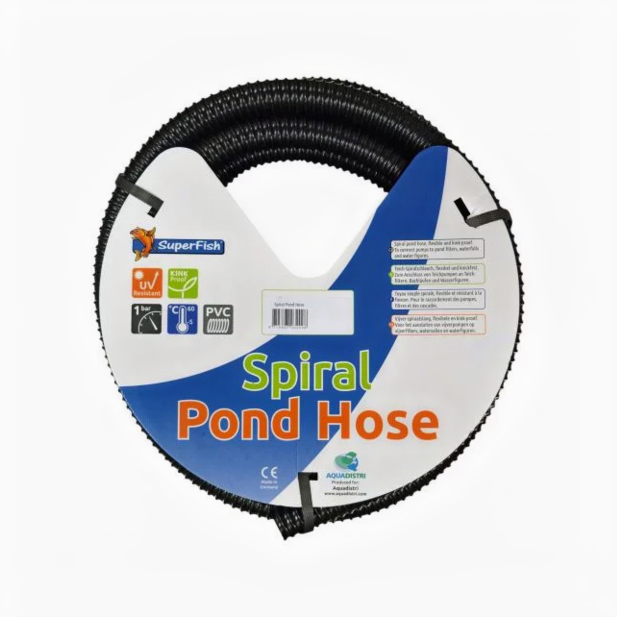 Manguera espiral negra 32 mm 5m