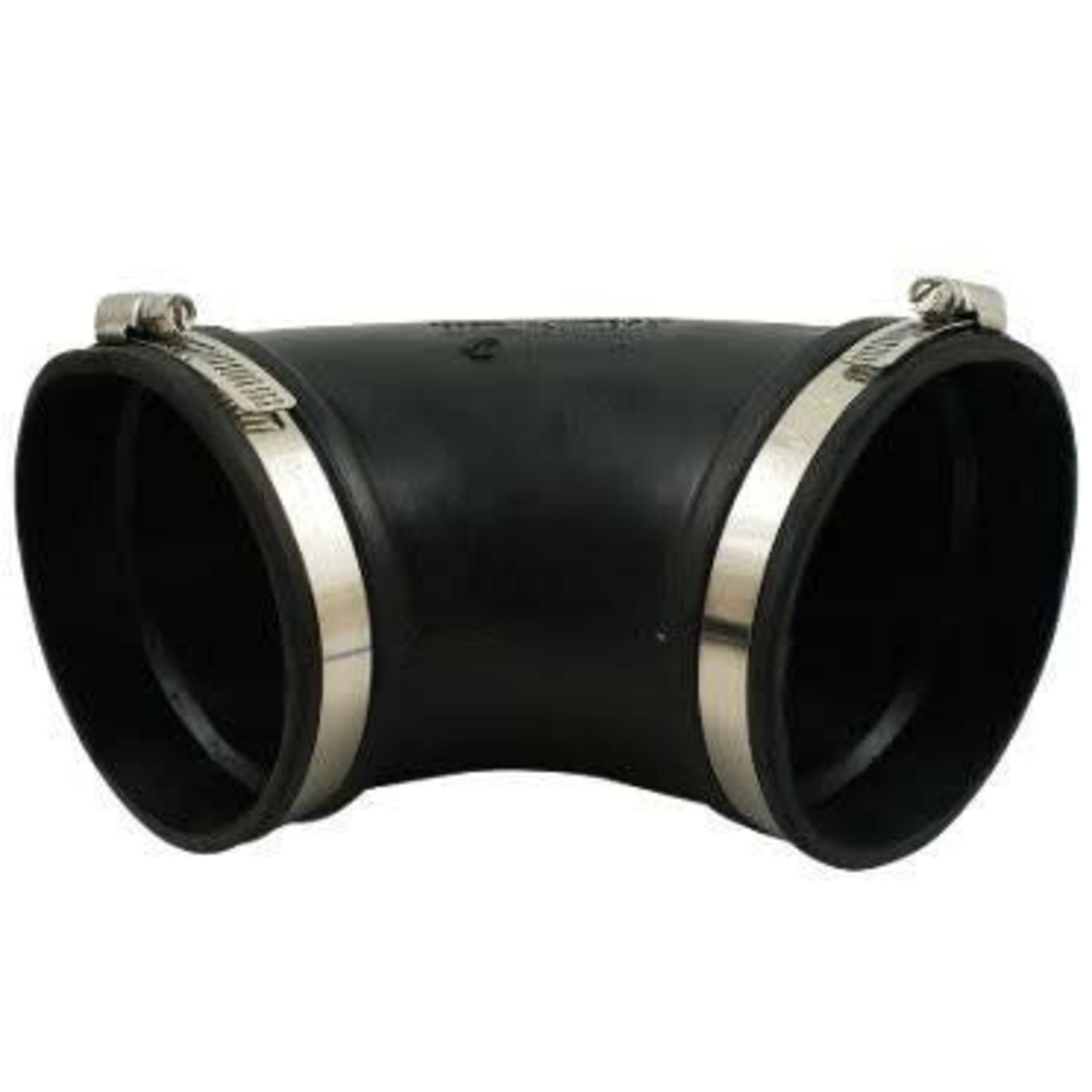 Curva de goma flexible (90 °) 125 mm