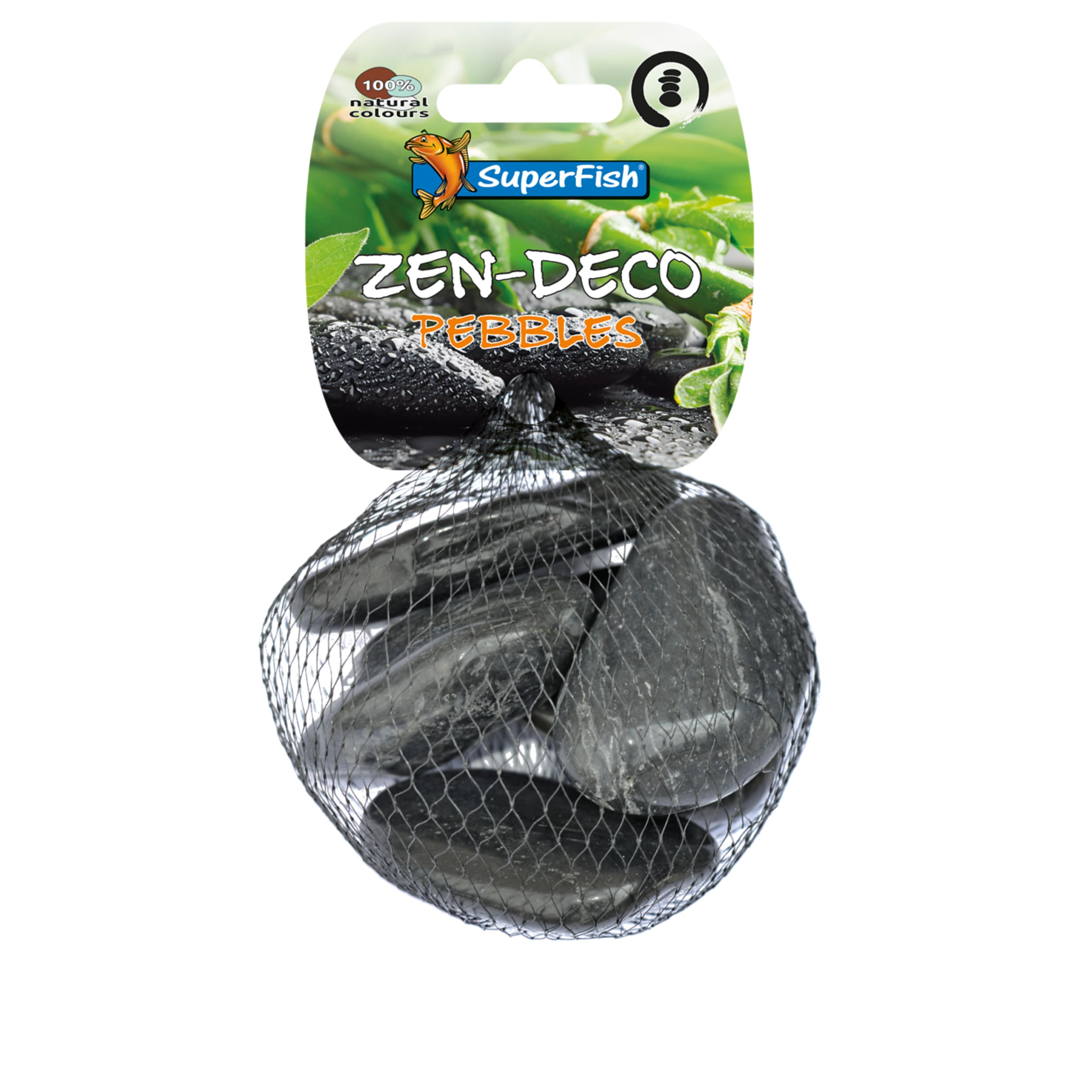 Zen Pebble Medium Black 450 gramos