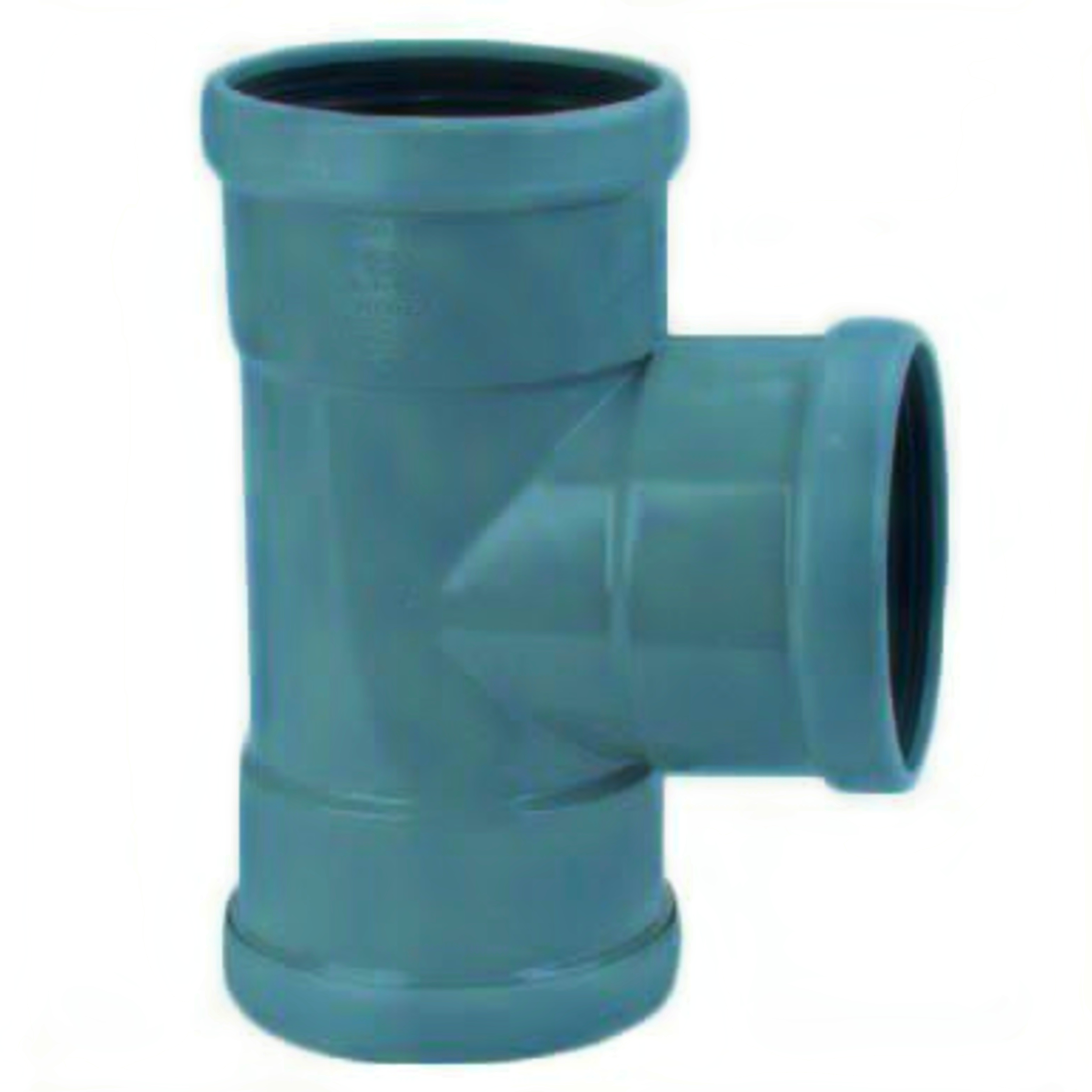 PVC T-piece 88° cuff - 3 x sleeve 200 mm