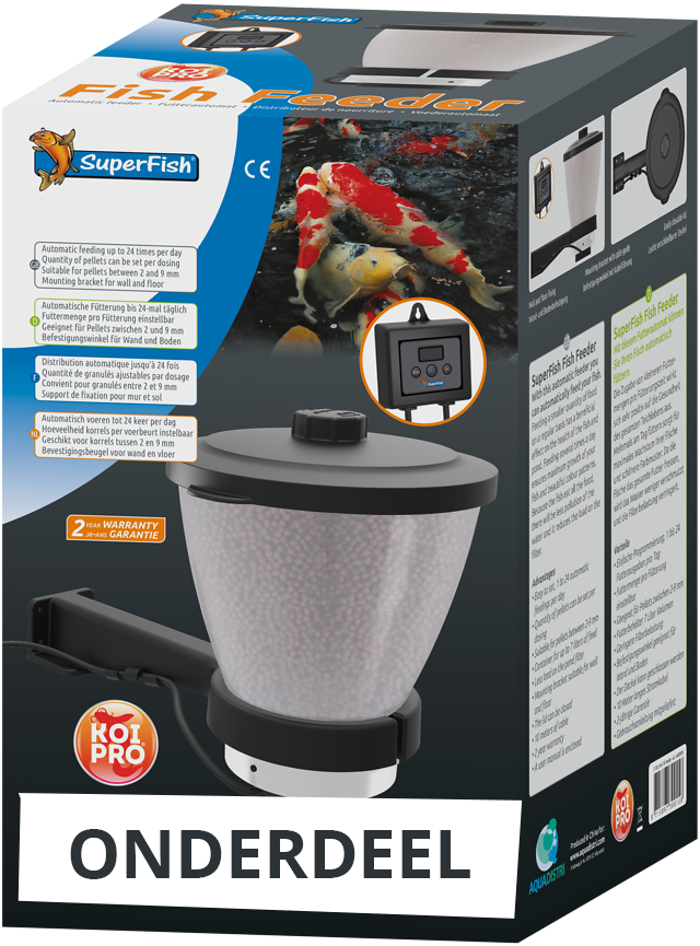 Electricidad + motor Fish Feeder